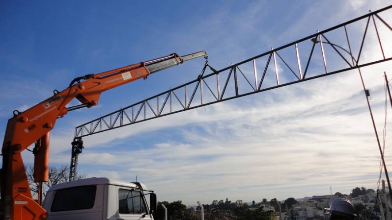 Estrutura Metálica Industrial Bairro Mendonça - Estrutura Metálica para Galpão Industrial