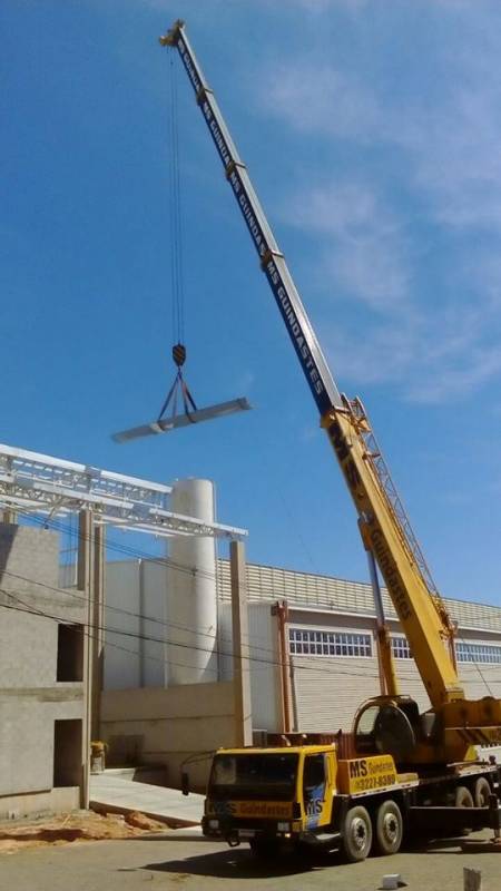 Instalação de Estrutura Metálica para Construtora Loteamento Claude de Barros Penteado - Estrutura Metálica para Galpão Industrial