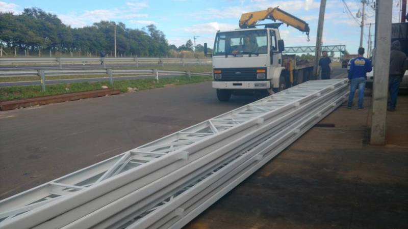 Instalação de Estrutura Metálica para Galpão Industrial Serra das Cabras - Estrutura Metálica para Galpão