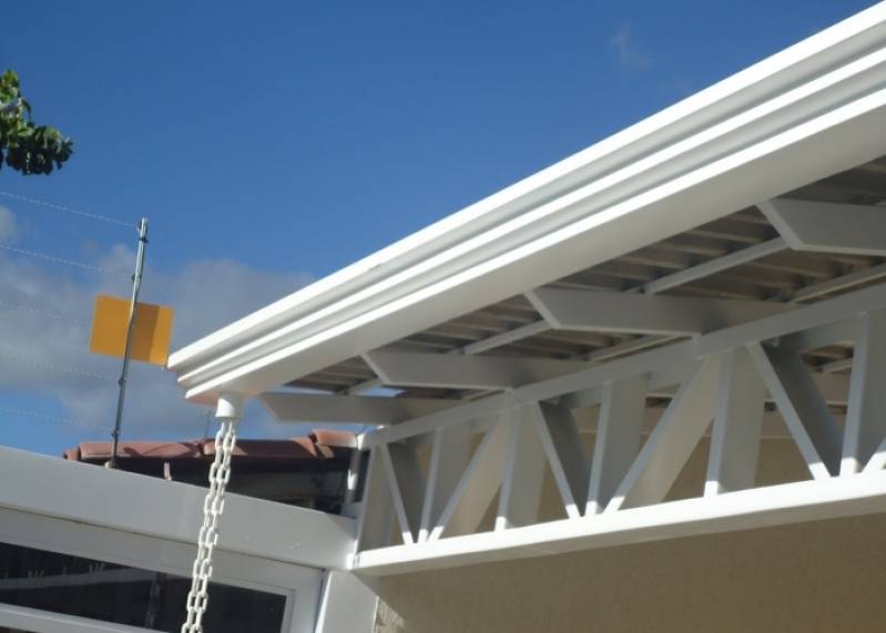 Rufo Industrial para Construção Colinas do Ermitage III - Rufo de Alumínio Branco