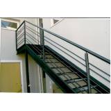 quanto custa escada industrial com plataforma Vila Santana II